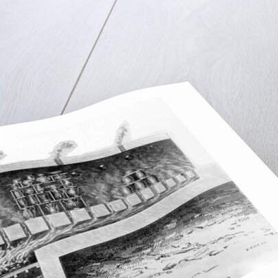 Wood kiln for baking ceramics, 1882 by French School