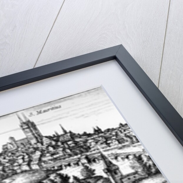 Andegavum vulgo Angiers , 1598 by German School