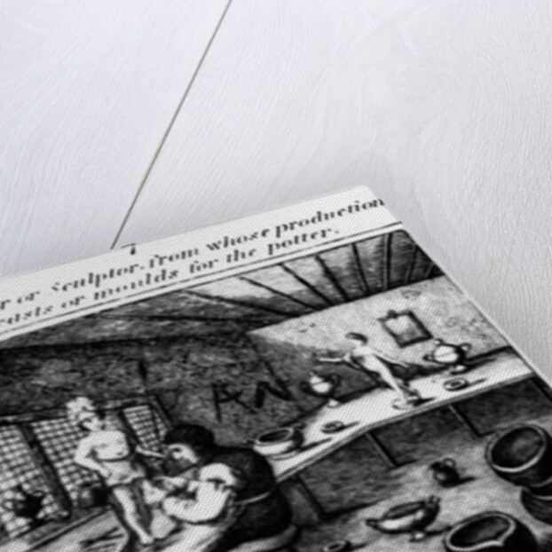 The Moddler or sculptor, 1827 by English School