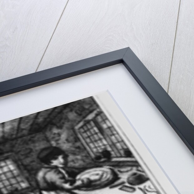 Making of the clay dishes, 1827 by English School