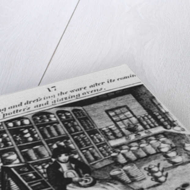 Examining and dressing the ware, 1827 by English School