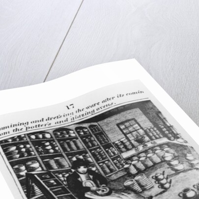 Examining and dressing the ware, 1827 by English School