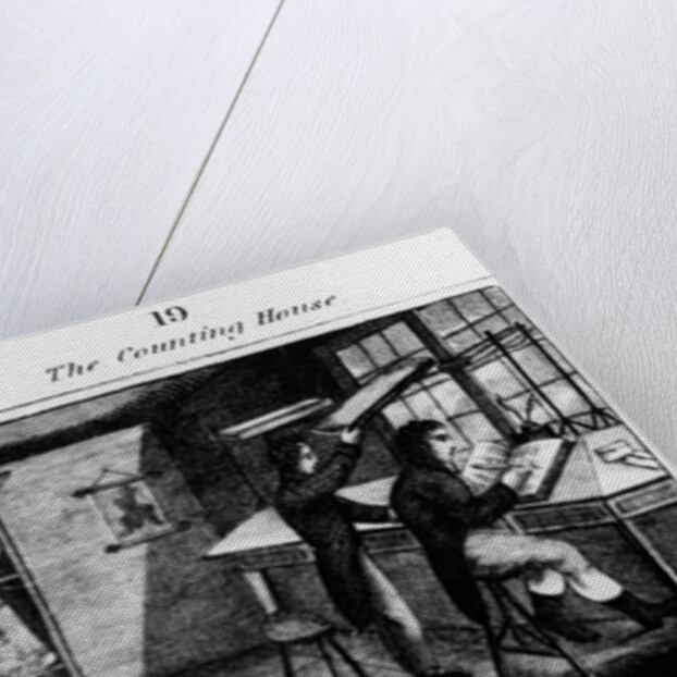 The Counting House, 1827 by English School