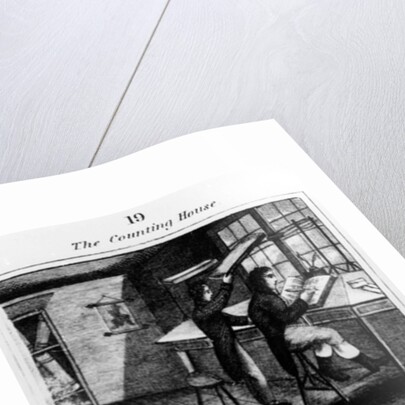 The Counting House, 1827 by English School