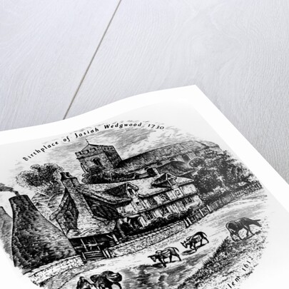 The Churchyard works and St. John's Church, Burslem, 19th Century by English School