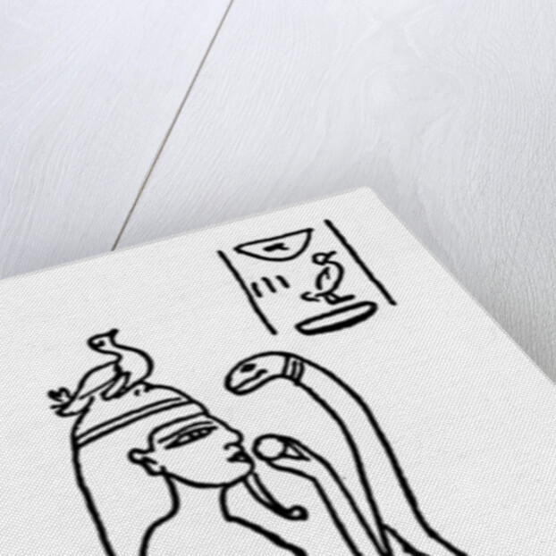 Illustration taken from 'Dizionario di mitologia egizia' by Rodolfo Vittorio Lanzoni, 1881 by Italian School