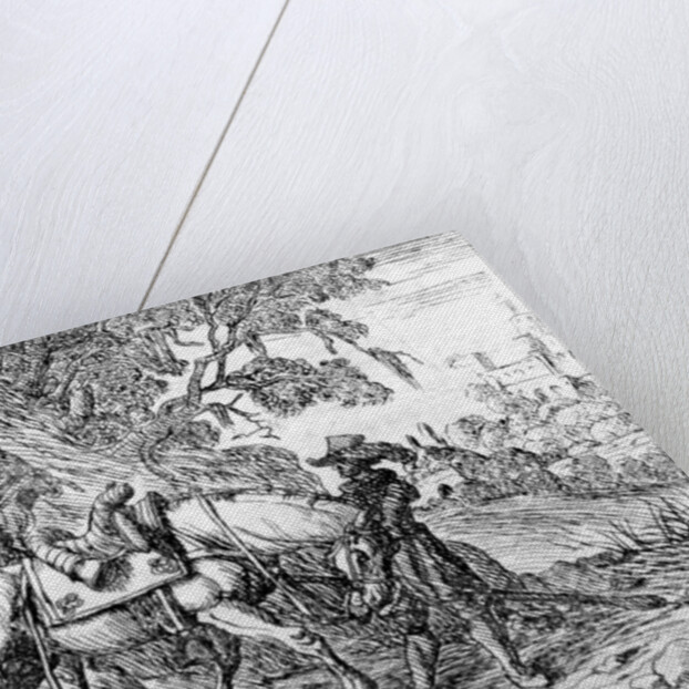 Two Riders Resting, by Hendrik Vershuring, 1627-1690 by Dutch School