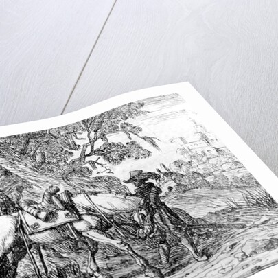 Two Riders Resting, by Hendrik Vershuring, 1627-1690 by Dutch School