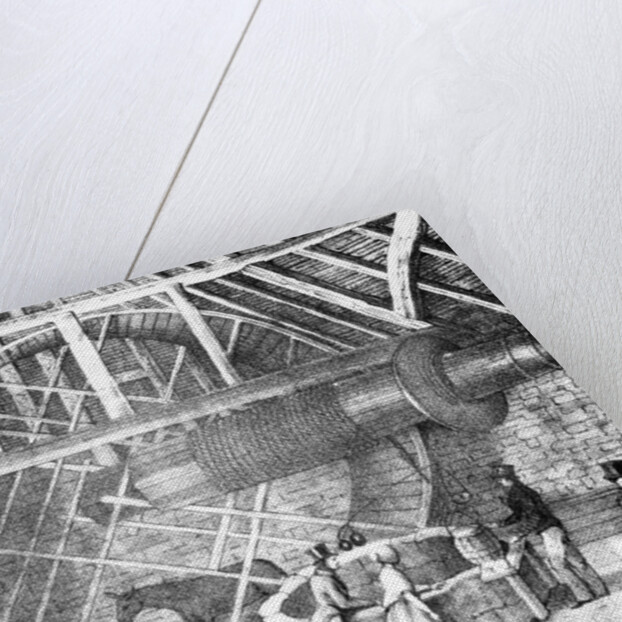 Well hoist driven by a Donkey, c.1870 by English School