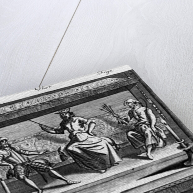 Woden, Thor and Friga, 1670-1680 by Norwegian School