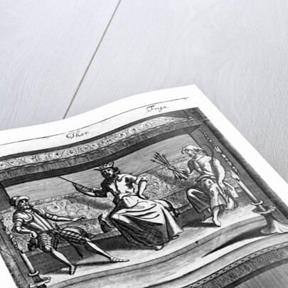 Woden, Thor and Friga, 1670-1680 by Norwegian School