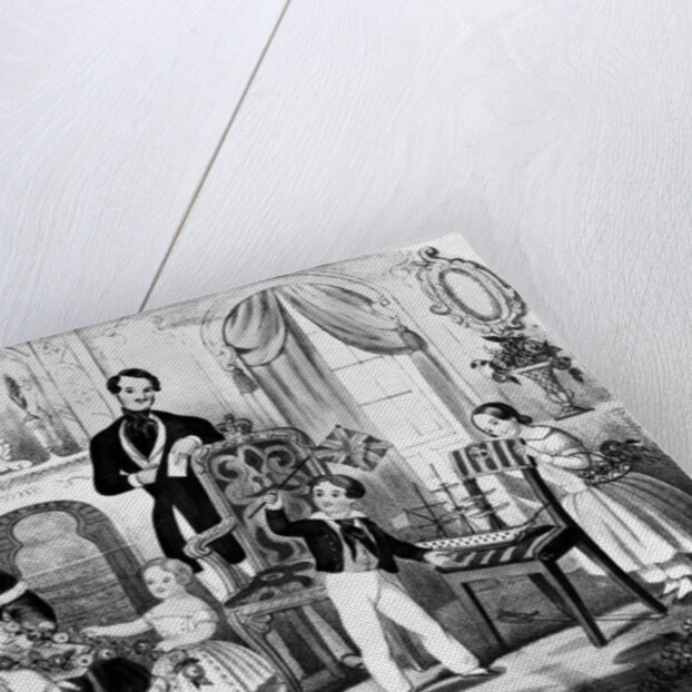 The Royal Children in the Nursery, by T. H. A. E., 1847 by English School