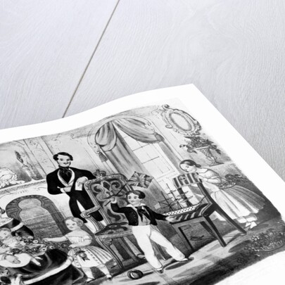 The Royal Children in the Nursery, by T. H. A. E., 1847 by English School