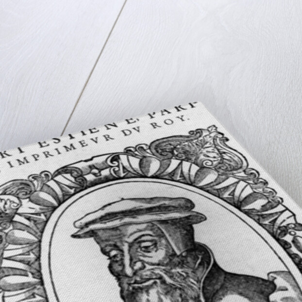 Portrait of Robert Estienne by Andre Thevet