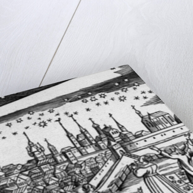 The Terrible Comet of 1680 by Bach Abraham by German School