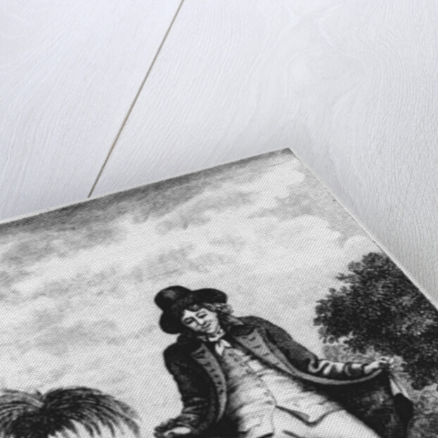 L'Empereur fit passer son armée entre mes jambres, taken from a French translation of 'Gulliver's Travels' by French School