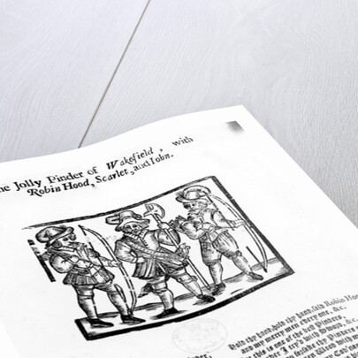 The Jolly Pindar of Wakefield with Robin Hood, Scarlet and John by English School