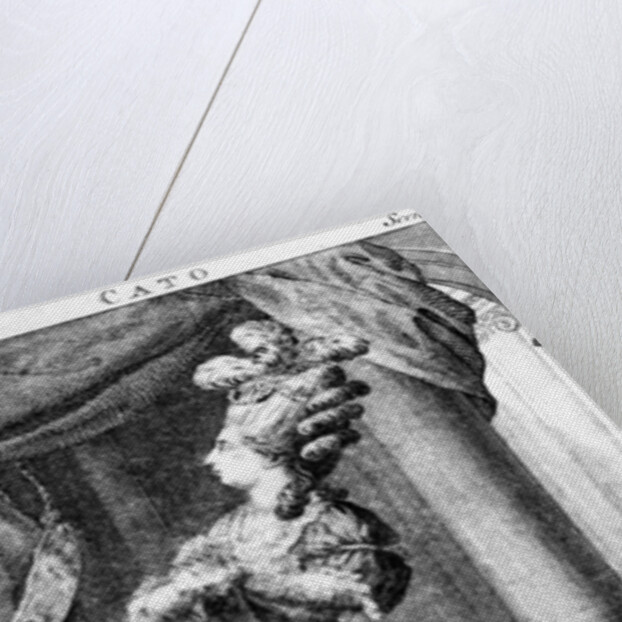 Mrs Hartley as Marcia in Addison's 'Cato', 1777 by Daniel (after) Dodd