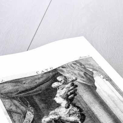 Mrs Hartley as Marcia in Addison's 'Cato', 1777 by Daniel (after) Dodd