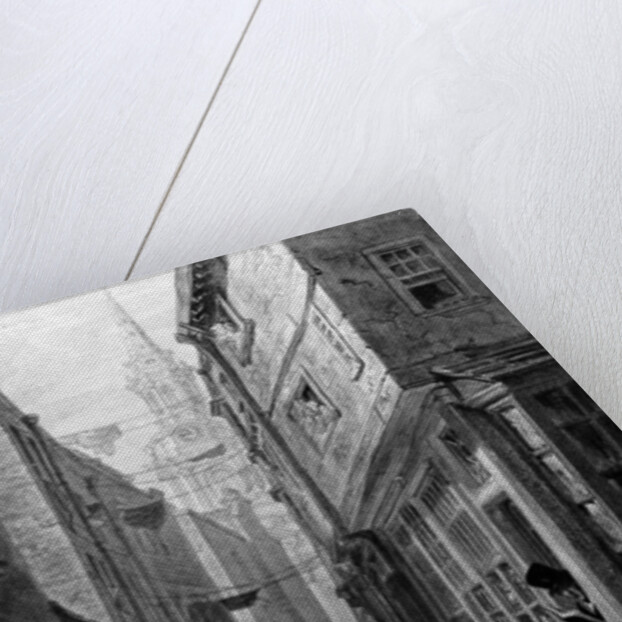 Church Lane near St. Martin's in the Fields London, 1828 by George the Elder Scharf