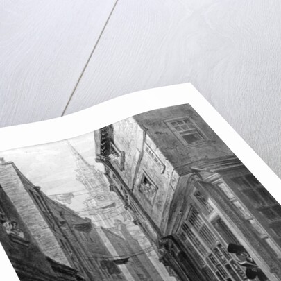 Church Lane near St. Martin's in the Fields London, 1828 by George the Elder Scharf