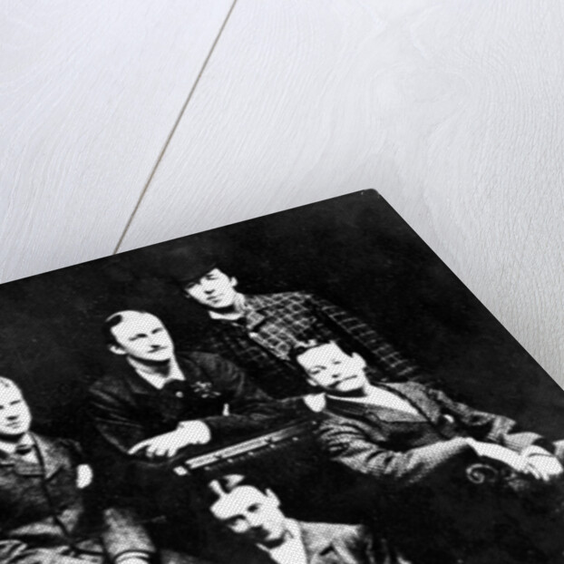 Oscar Wilde with a group of Madgalen friends, 1876 by English Photographer