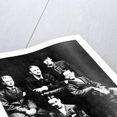 Oscar Wilde with a group of Madgalen friends, 1876 by English Photographer
