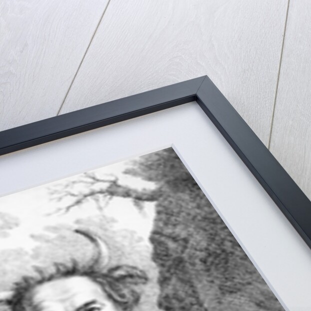 Self portrait caricature from 25 Caricatures, 1768-9 by Thomas Patch