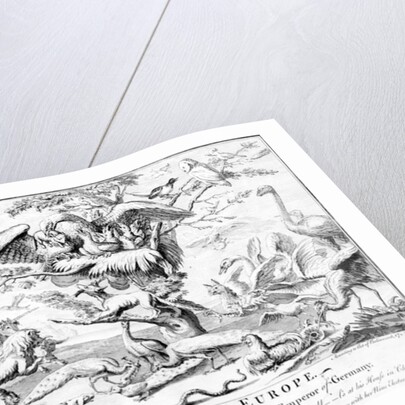 The Whole State of Europe, or An Hieroglyphick for the Election of an Emperor of Germany, 1741 by English School