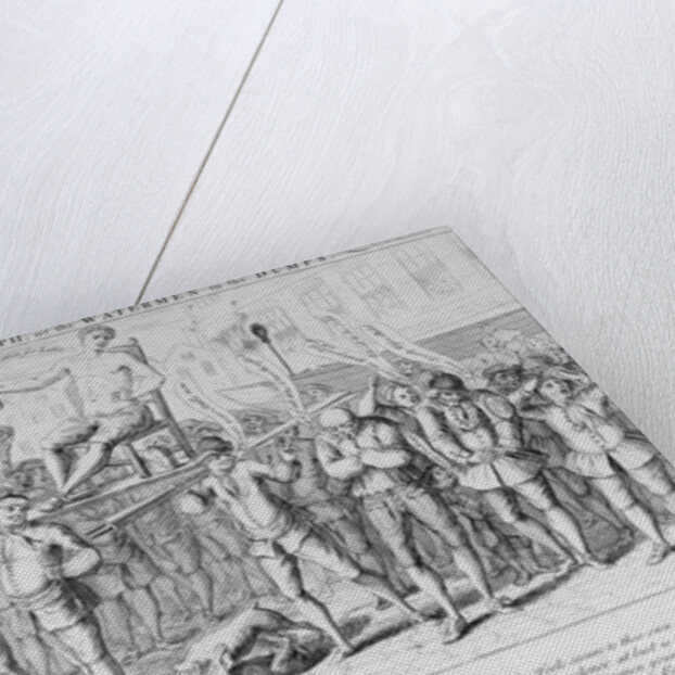 The Butchers Triumph, or Waterman in the Dumps, 1750 by English School