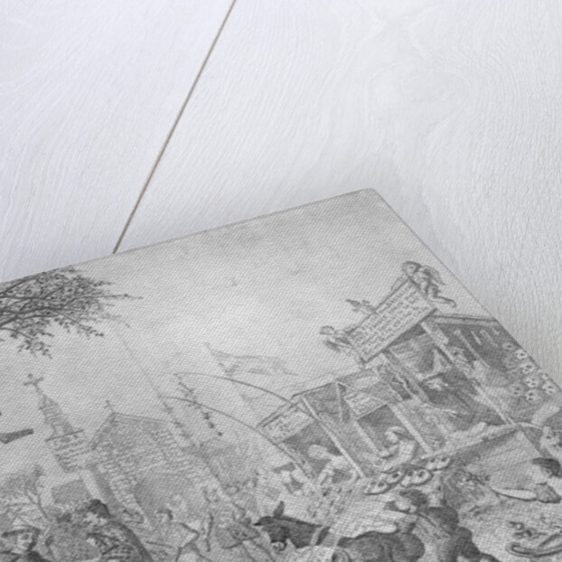 The Chevaliers Market, or Highland Fair. by English School