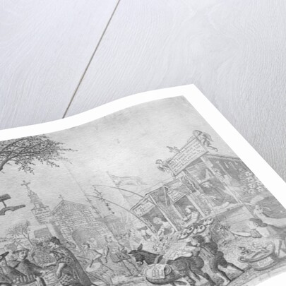 The Chevaliers Market, or Highland Fair. by English School