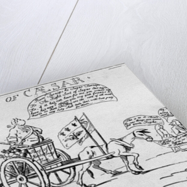 The Triumph of Caesar, 1757 by Matthew or Matthias Darly