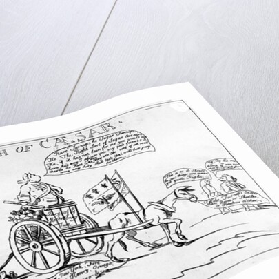 The Triumph of Caesar, 1757 by Matthew or Matthias Darly