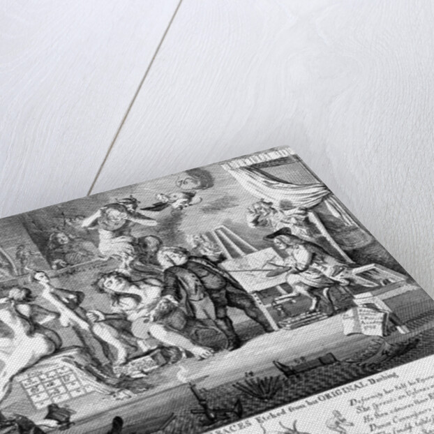 Puggs Graces etched from his original drawings, 1753 by Paul Sandby