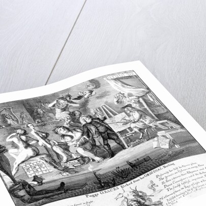 Puggs Graces etched from his original drawings, 1753 by Paul Sandby