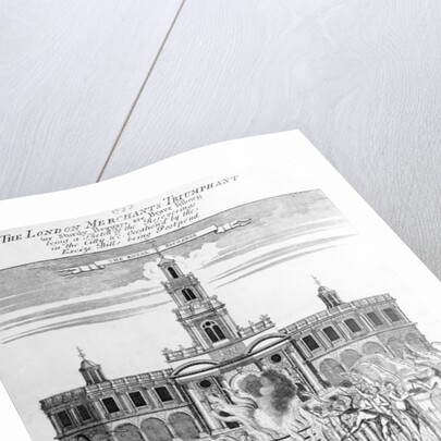 The London Merchants Triumphant, 1733 by English School