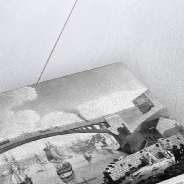 The Cast Iron Bridge, 1796-1798 by English School