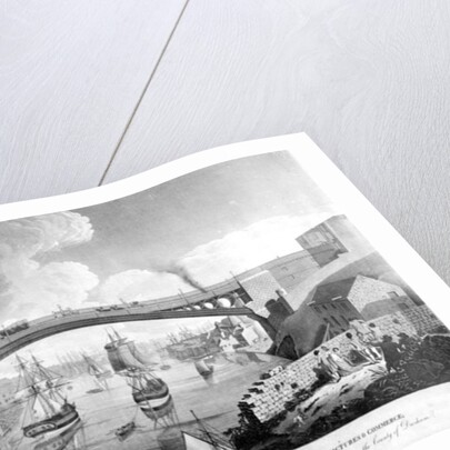 The Cast Iron Bridge, 1796-1798 by English School