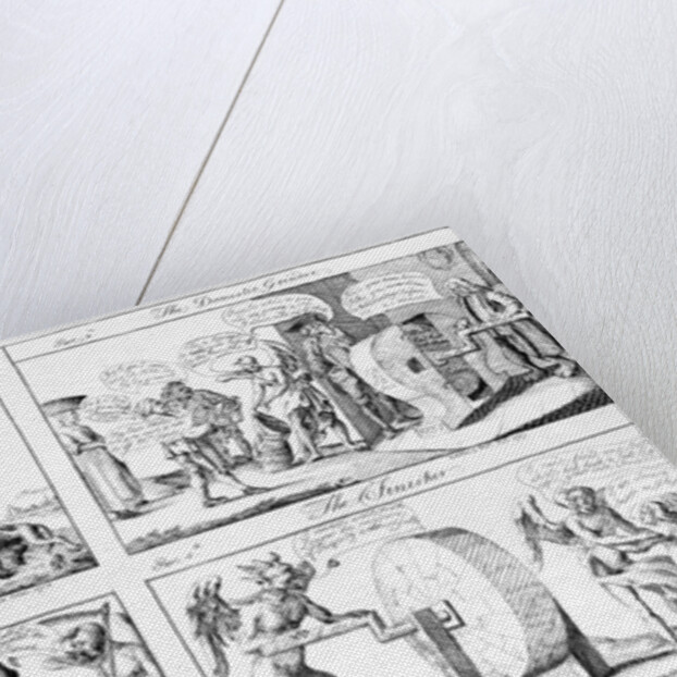 The Foreign Grinder, The Domestic Grinder, The Court Grinder, The Finisher, 1757 by English School