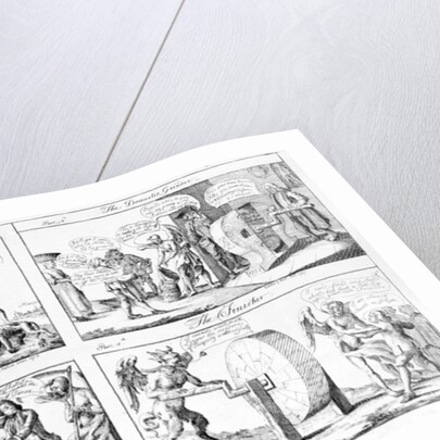 The Foreign Grinder, The Domestic Grinder, The Court Grinder, The Finisher, 1757 by English School