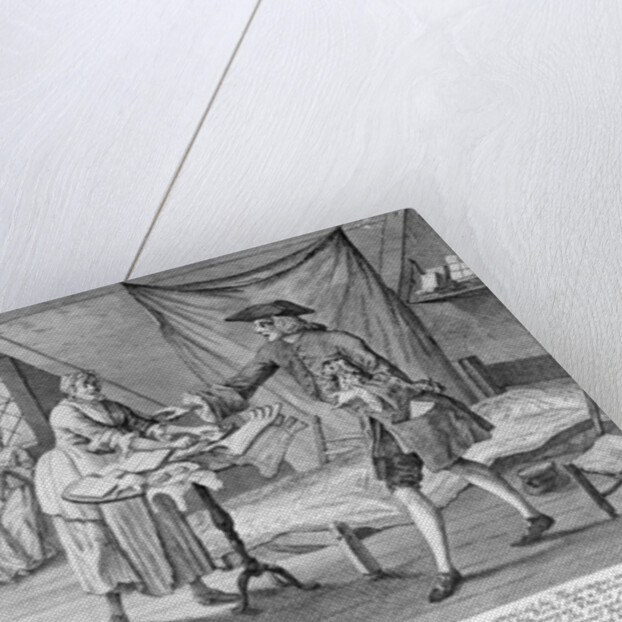 A description of the miseries of a garreteer poet, 1751 by John June