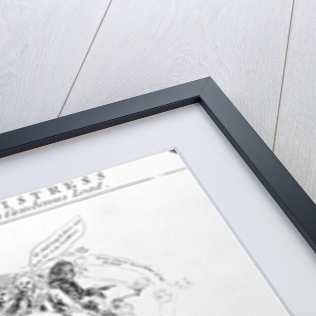 Britannia in Distress Under a Tott'ring Fabrick with a cumberous load, circa 1756 by English School