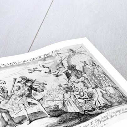 The Plagues of England, or the Jacobites Folly, 1745 by English School