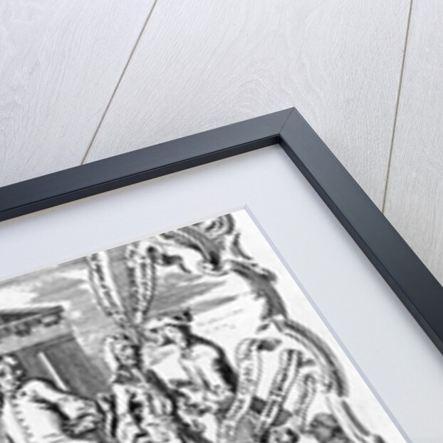 Satire on the Westminster Election with candidates at hustings by the portico of St Paul's, Covent Garden, 1741 by George Bickham