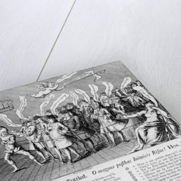 English Credulity or Ye're all Bottled, 1749 by English School