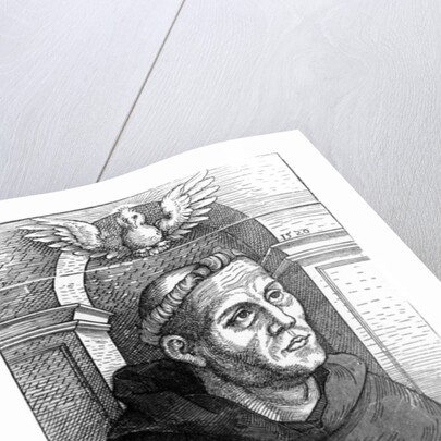 Martin Luther as Augustinian Friar, 1520-24 by Lucas the Elder Cranach