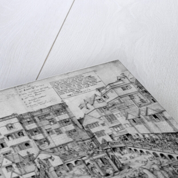 The King's Bath and the Queen's Bath, 1675 by Thomas Johnson