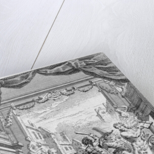 Satire on the popular stage, 1756 by Gerard Vandergucht