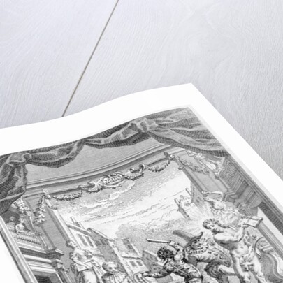 Satire on the popular stage, 1756 by Gerard Vandergucht